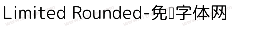 Limited Rounded字体转换